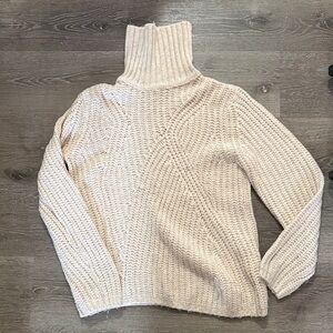 Lucky Brand Cozy Cream Turtleneck Sweater